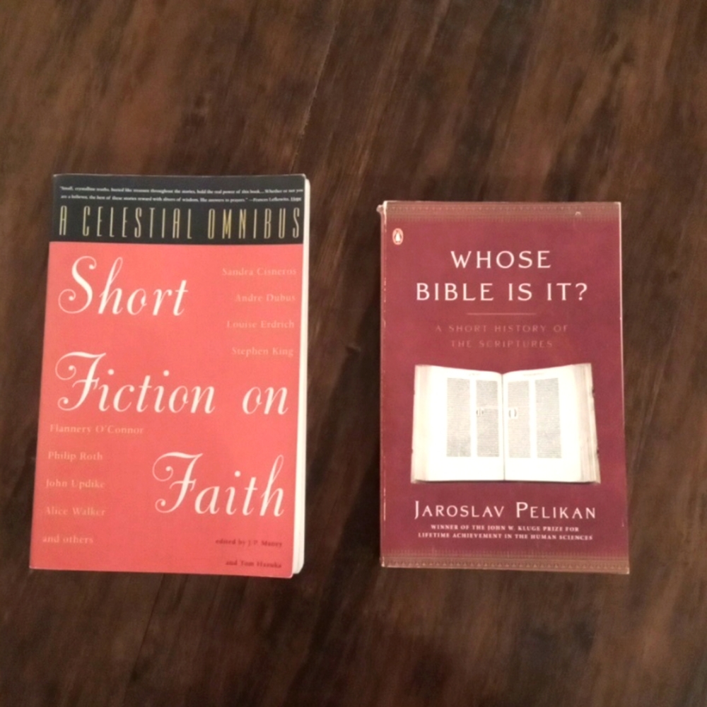 Religious Study Books: Short Fiction on Faith & Short History of the Scriptures
